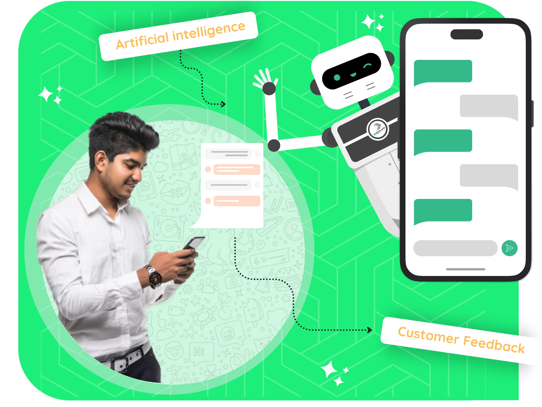 WhatsApp Business API - AI Chatbot & Customer Feedback